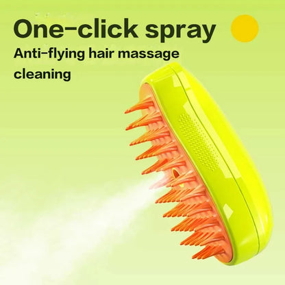 Happy Tails™ Pet Steam Massage Brush